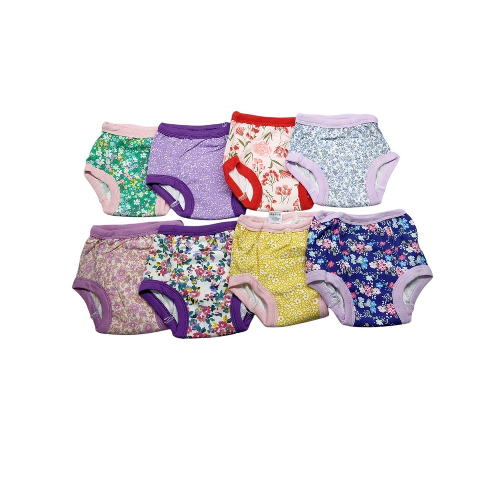 Big Elephant 8pk  Floral  Potty Training Underwear Toddler Girls Size 2T New